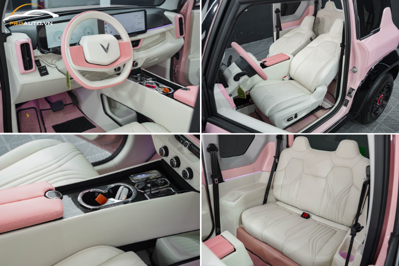 VinFast VF3 đổi màu nội thất ô tô TPHCM