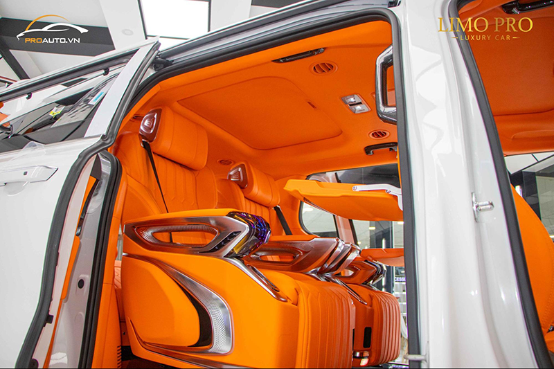 Độ ghế Limousine xe Kia Carnival - Gói cao cấp