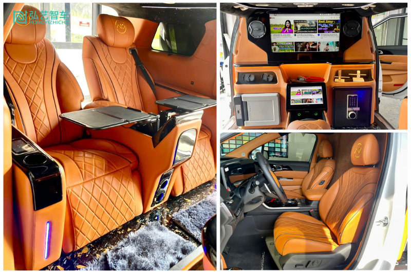 Độ ghế Limousine xe Kia Carnival - Gói royal