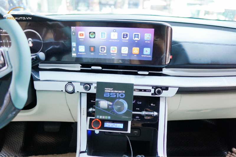 Lắp Android Box cho xe ô tô Kia Carnival