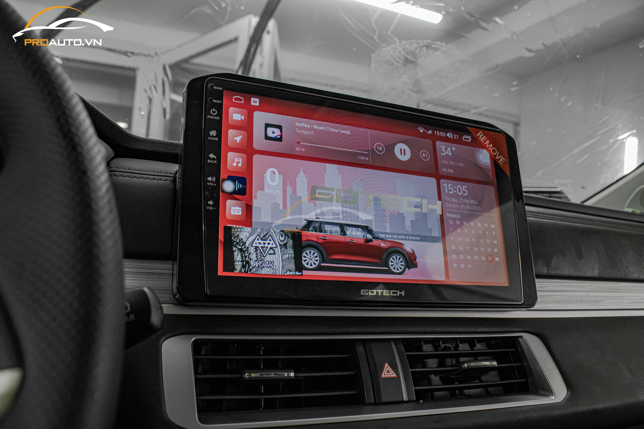 Màn hình ô tô thông minh Gotech GT EVO 360 với màn hình siêu lớn