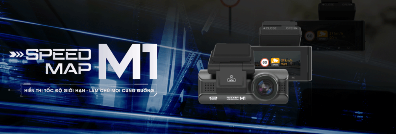 Proauto.vn - Trung tâm phân phối camera hành trình Vietmap SpeedMap M1 chính hãng 