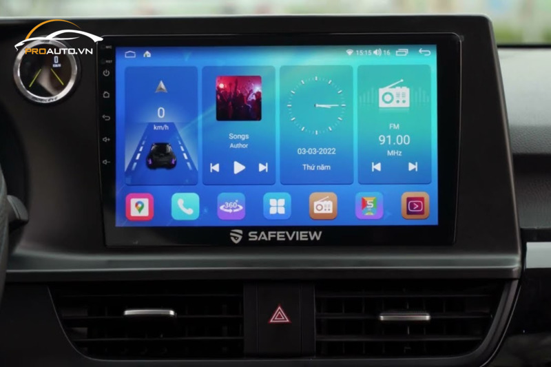 Màn hình Safeview mang cả thế giới vào trong xe