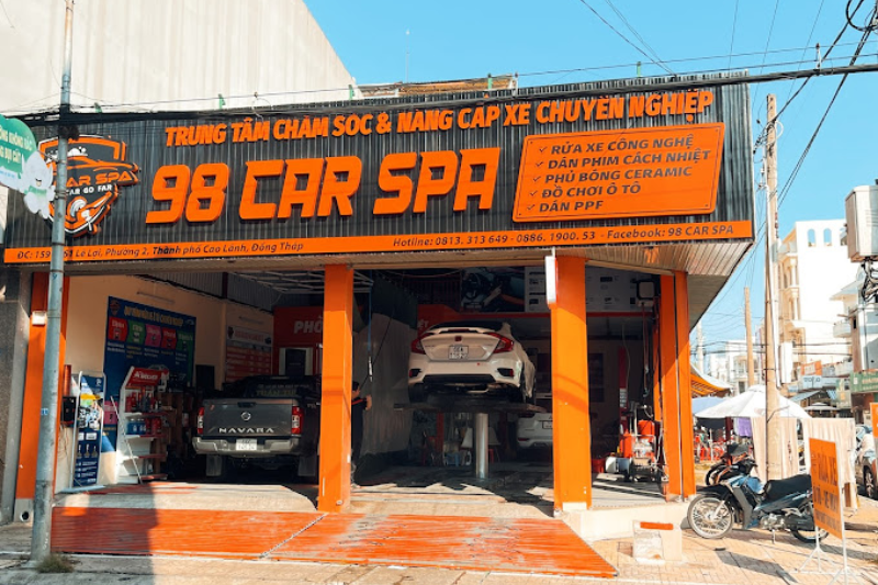 98 Car Spa – Dịch vụ dán PPF ô tô tại Đồng Tháp