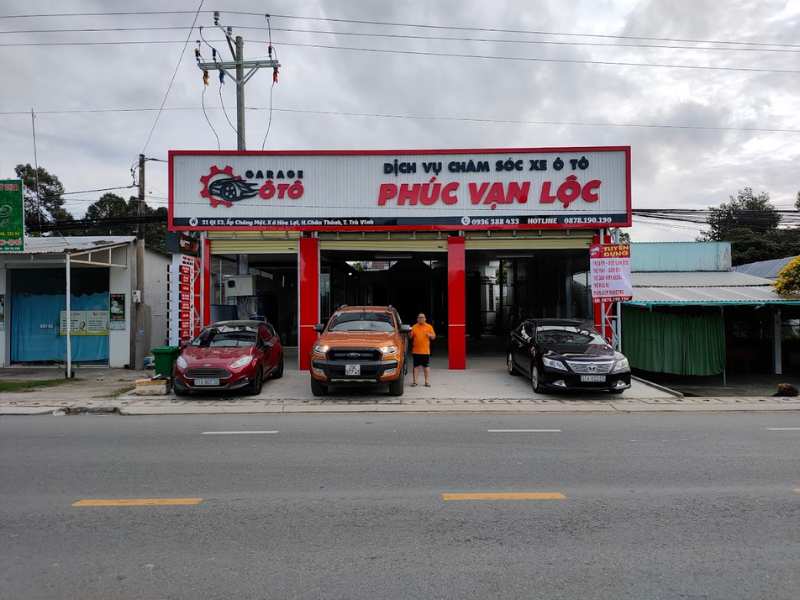 Gara ô tô Phúc Vạn Lộc - Địa chỉ dán PPF ô tô tại Trà Vinh