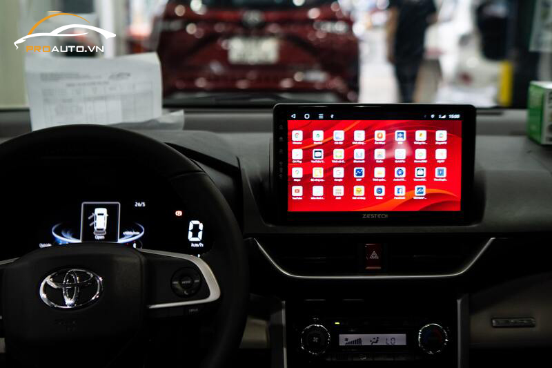 Lắp màn hình android cho ô tô đa dạng tính năng