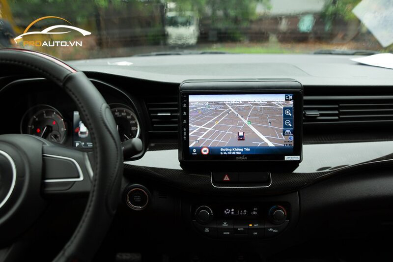 Lắp màn hình android cho ô tô với tính năng dẫn đường thông minh