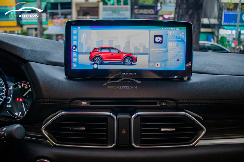 Màn hình android cho ô tô làm nổi bật sự sang trọng, đẹp mắt cho nội thất xe