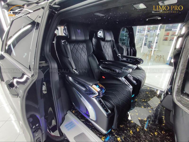 Độ Ghế Limousine Crystal 4.0 với khung ghế rộng rãi, thư giãn tuyệt đối