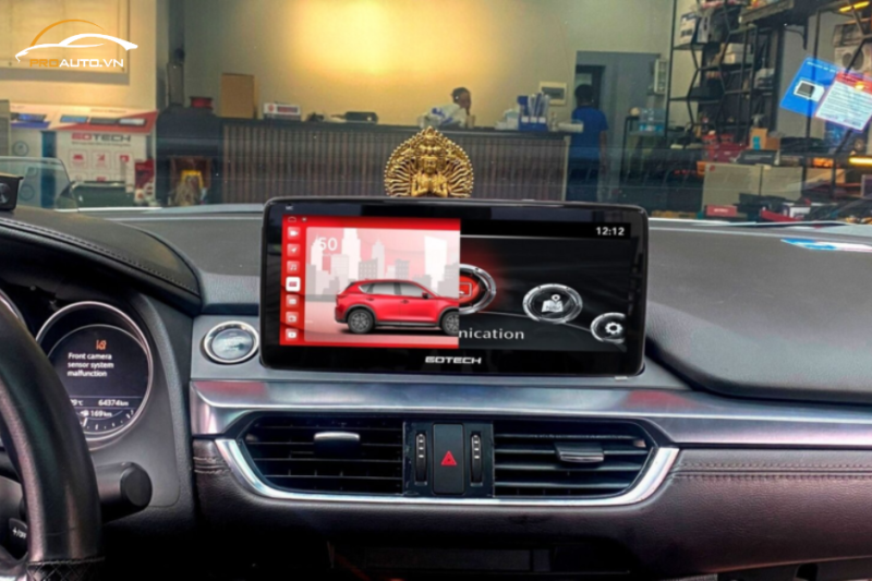 Màn hình Gotech GT Mazda Pro sử dụng song song hai hệ điều hành