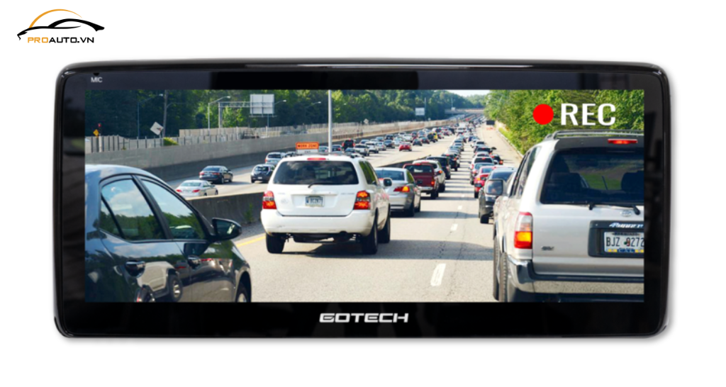 Màn hình Gotech GT Mazda Pro tích hợp các thiết bị ngoại vi hỗ trợ lái xe an toàn