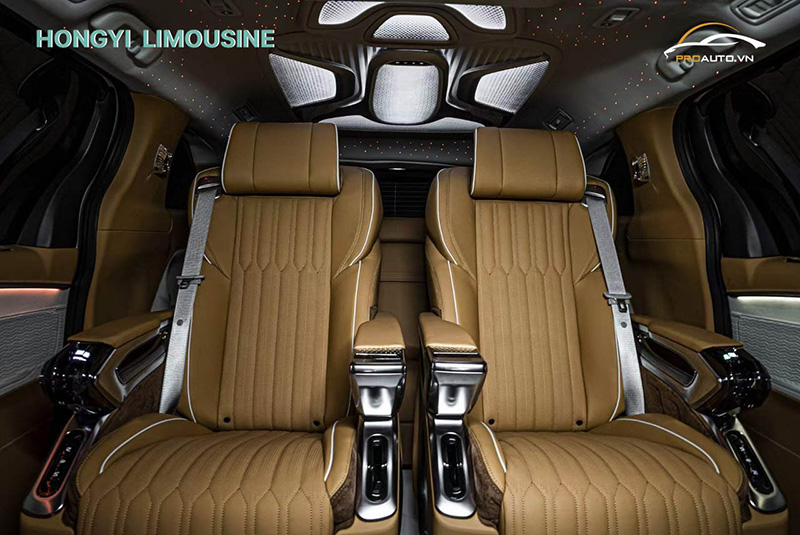 Độ ghế Limousine xe Mercedes V220 gói nâng cao 