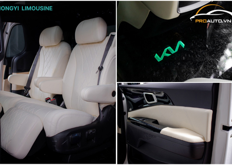 Gói độ ghế Limousine cho xe Hyundai Custin 2024 gói cơ bản