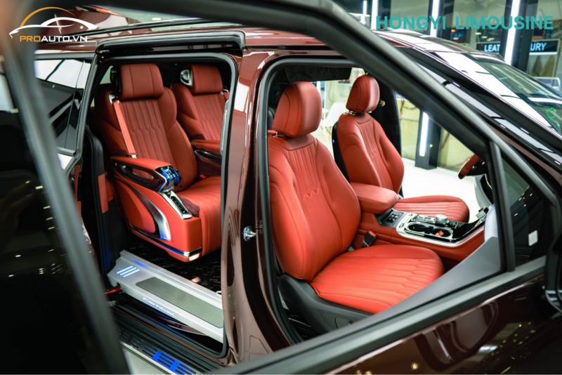 Độ ghế Limousine HongYi – Điều khiển bằng giọng nói thông minh