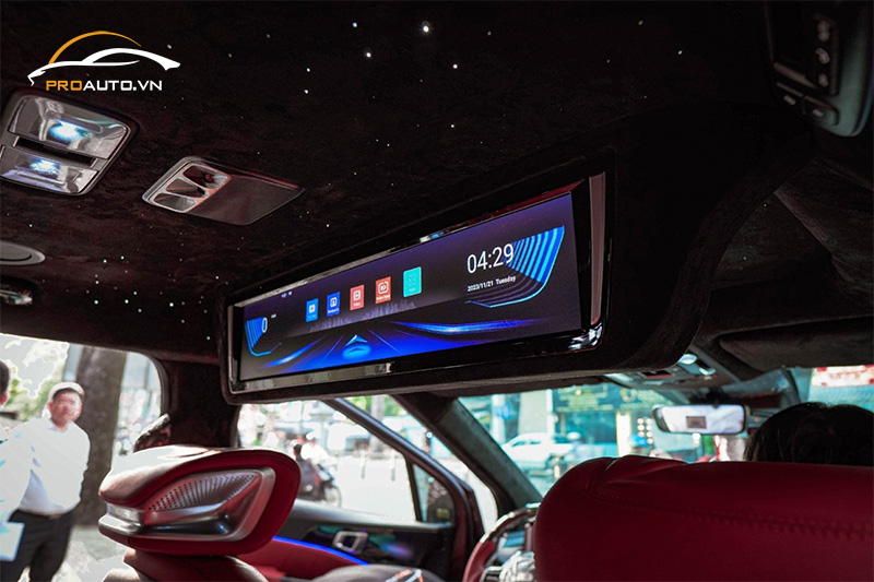 Độ màn hình tivi cho xe Lexus LX600 