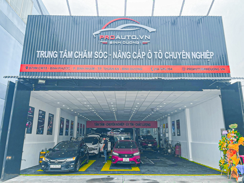 PROAUTO.VN - Trung tâm chăm sóc xe hơi chuyên nghiệp tại TPHCM chi nhánh Bình Dương
