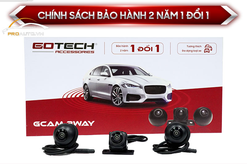 Camera 3 mắt ô tô Gotech GCam - Sự lựa chọn hoàn hảo cho “xế yêu”