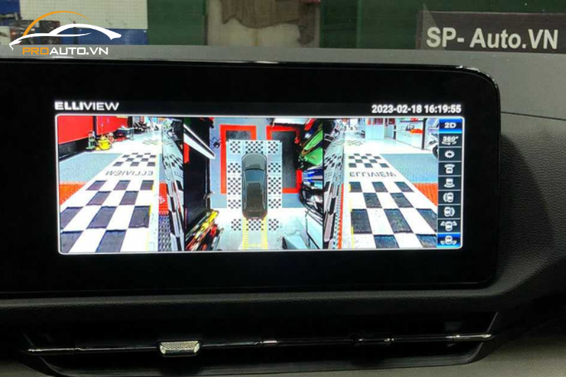 Camera 360 ICAR Elliview là hệ thống camera quan sát toàn cảnh xe ô tô