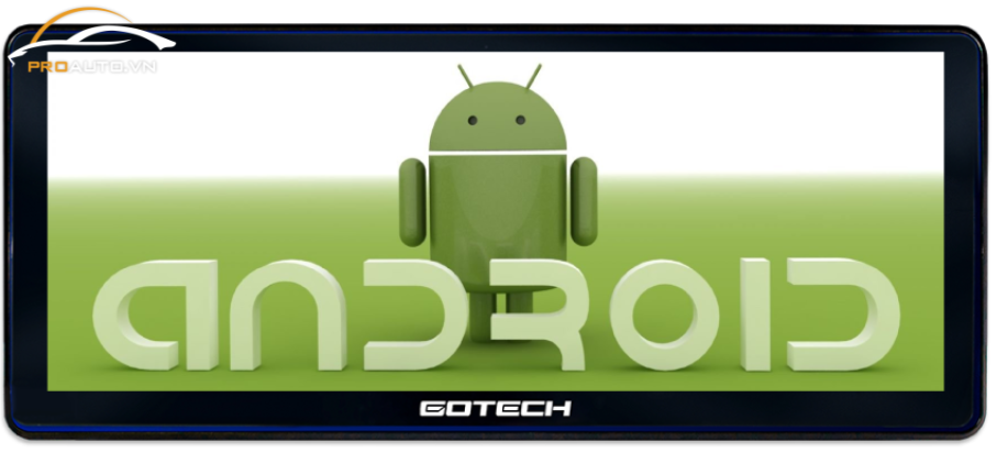 Màn hình Gotech được tích hợp hệ điều hành Android 12