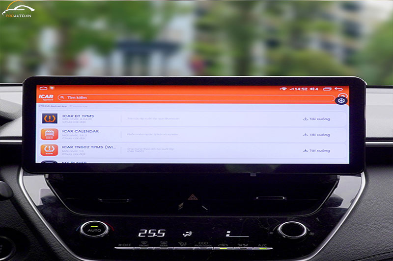 Màn hình ô tô Android Elliview Q5 basic cấu hình cao