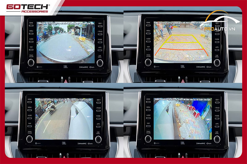 Tính năng tự động hiển thị camera theo tín hiệu của xe thông minh
