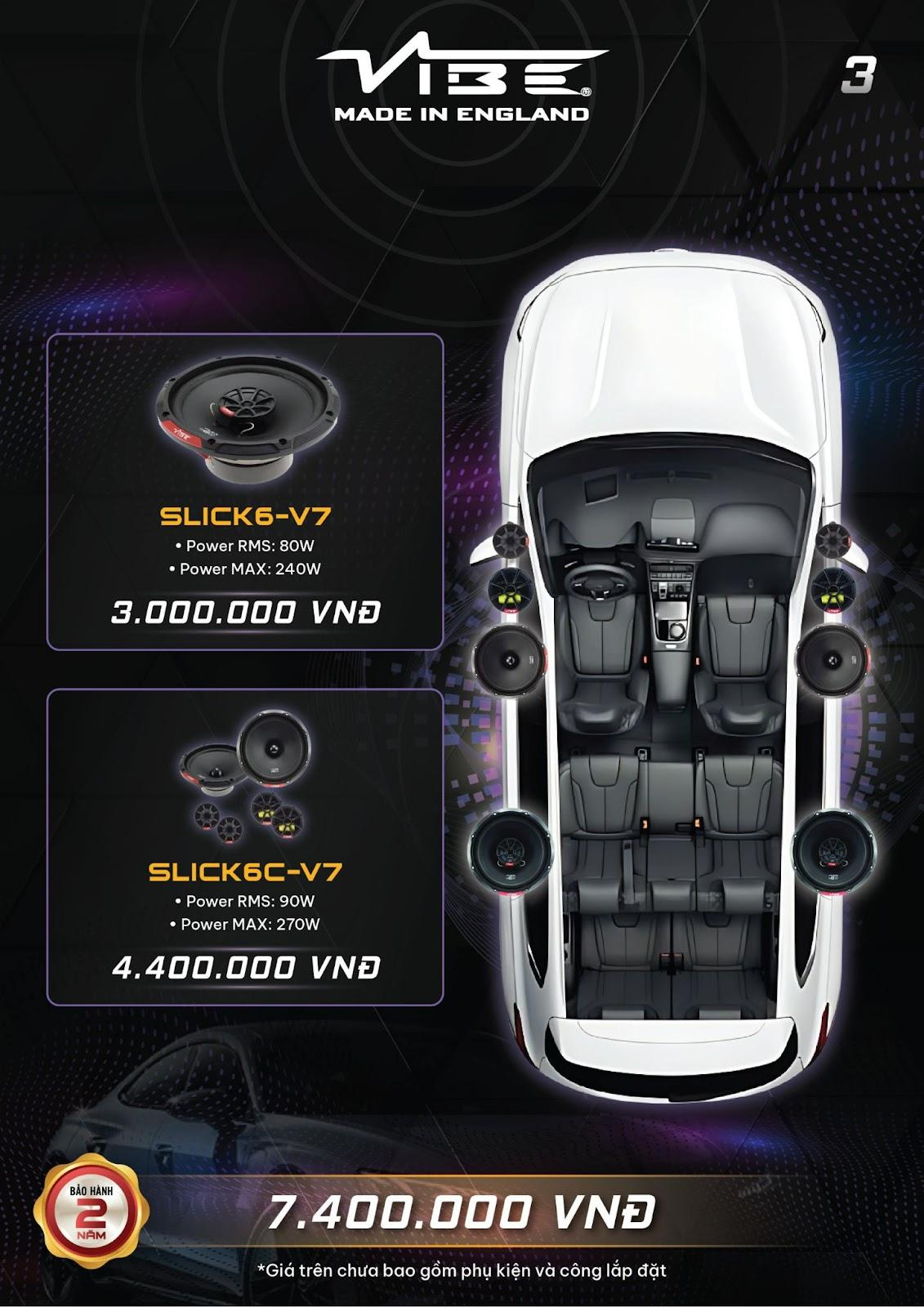 Cấu hình nâng cấp âm thanh Vibe cho xe Honda City (3)