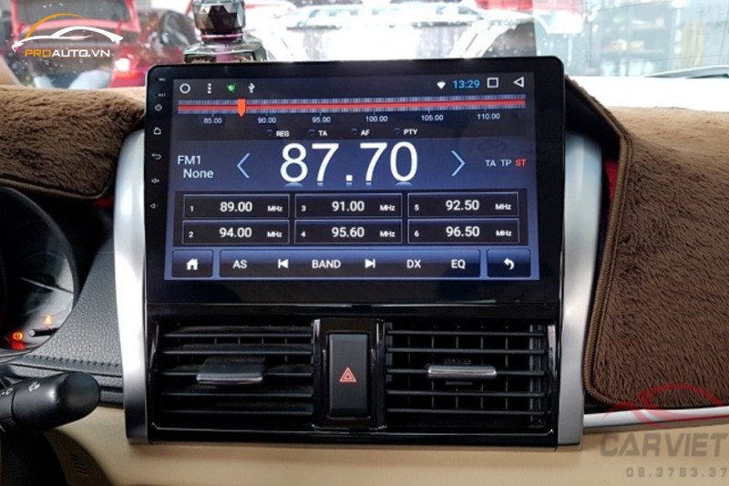 Nâng cấp màn hình Android cho xe Toyota Prado 2024