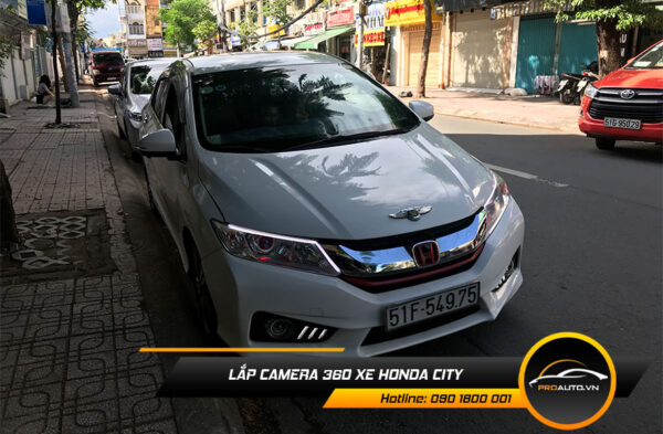Lắp Camera 360 Độ Xe Honda City