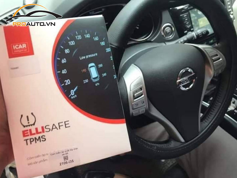 Lắp Cảm Biến Áp Suất Lốp Cho Xe Nissan Almera