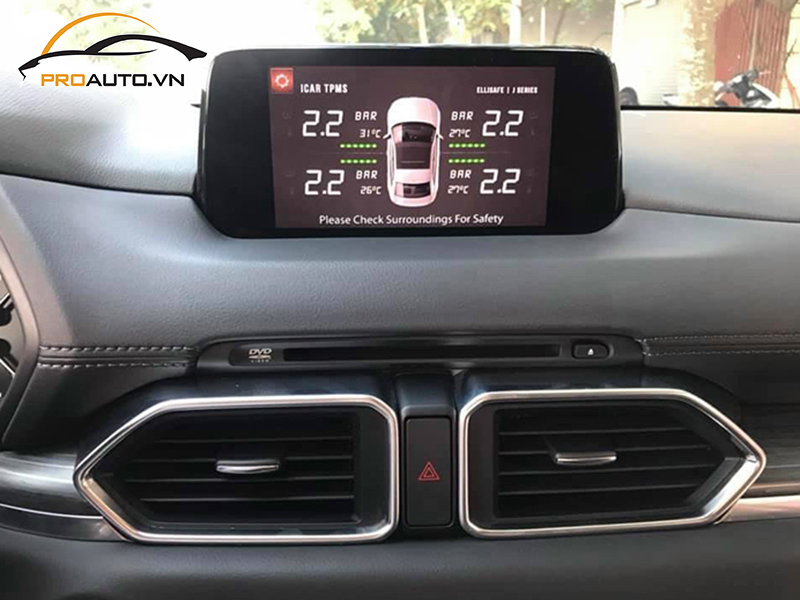 Lắp Cảm Biến Áp Suất Lốp Cho Xe Mazda 3