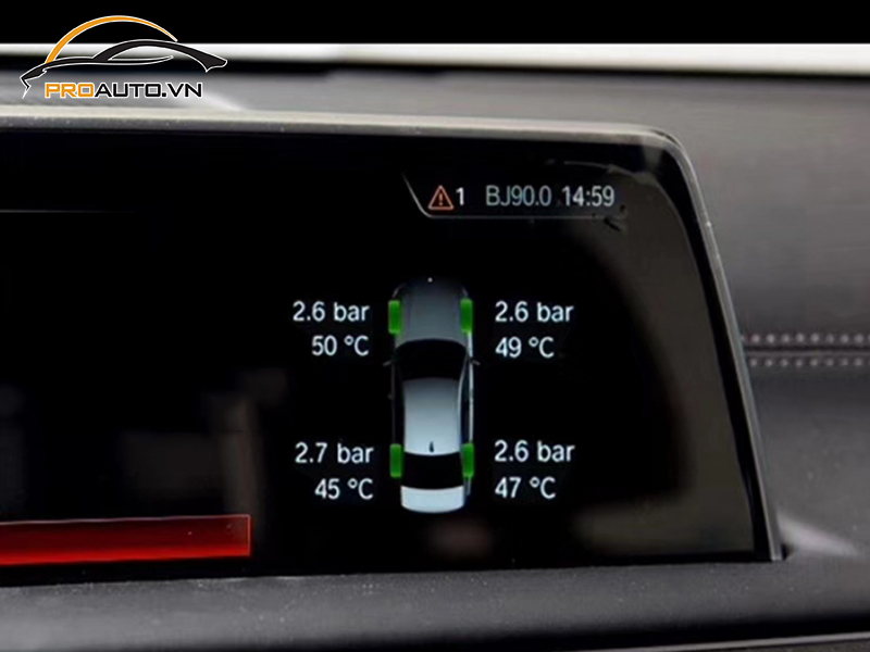 Lắp Cảm Biến Áp Suất Lốp Cho Xe BMW Series 1