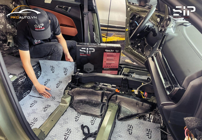 Vật liệu cách âm chống ồn SIP Chịu Nhiệt Cao, Không Mùi, Không Chảy Nhựa