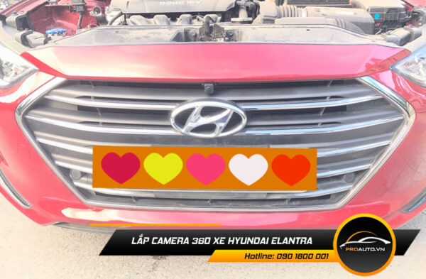Lắp Camera 360 Độ Xe Hyundai Elantra