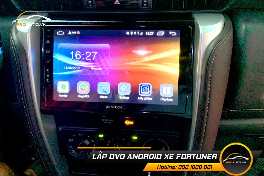 Màn hình Android xe Toyota Fortuner