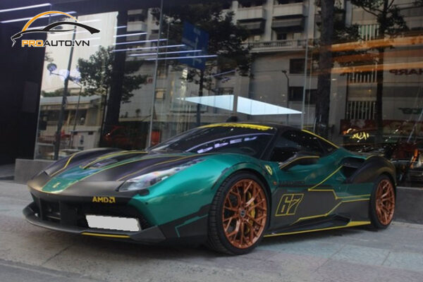 Độ mâm xe Ferrari 488 GTB