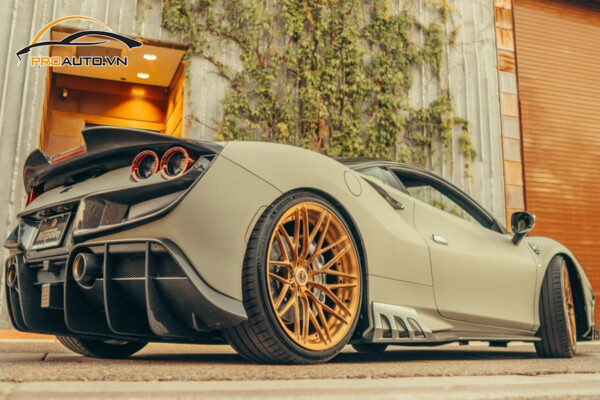 Độ mâm xe Ferrari F8 Tributo