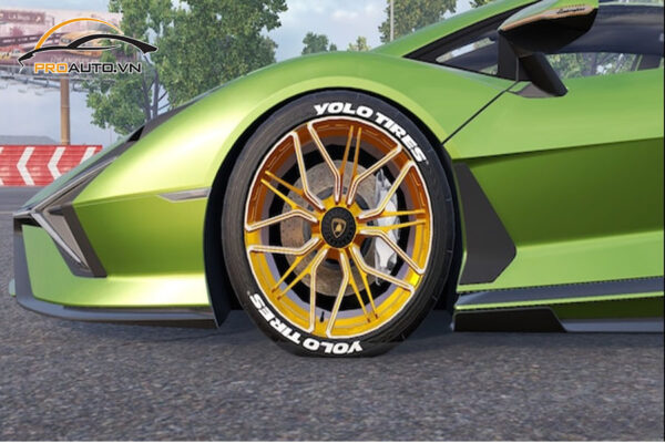 Độ mâm xe Lamborghini Sian SKP 37