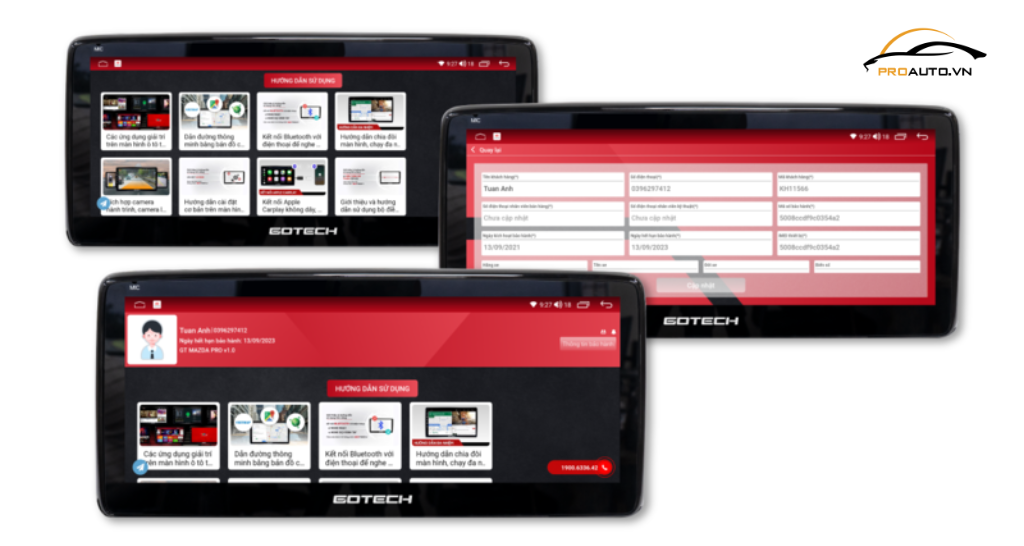 Bảo hành điện tử thuận tiện thông qua ứng dụng Gotech Service