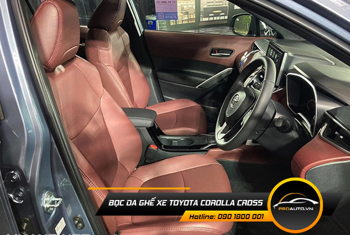 Kinh nghiệm bọc ghế da ô tô Corolla Cross