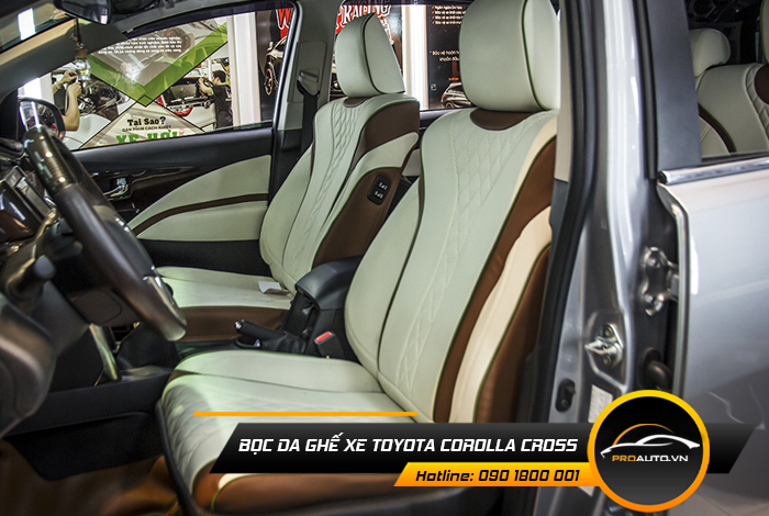 Cách bảo dưỡng ghế da xe hơi Corolla Cross