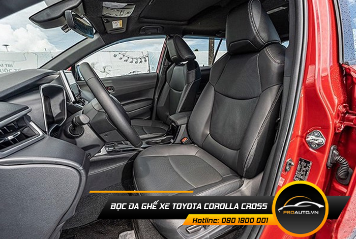 Bảng giá bọc ghế da ô tô Corolla Cross 2021