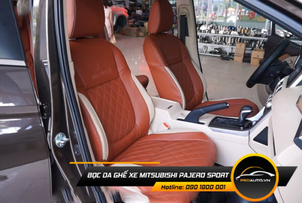 Bọc Ghế Da Mitsubishi Pajero Sport