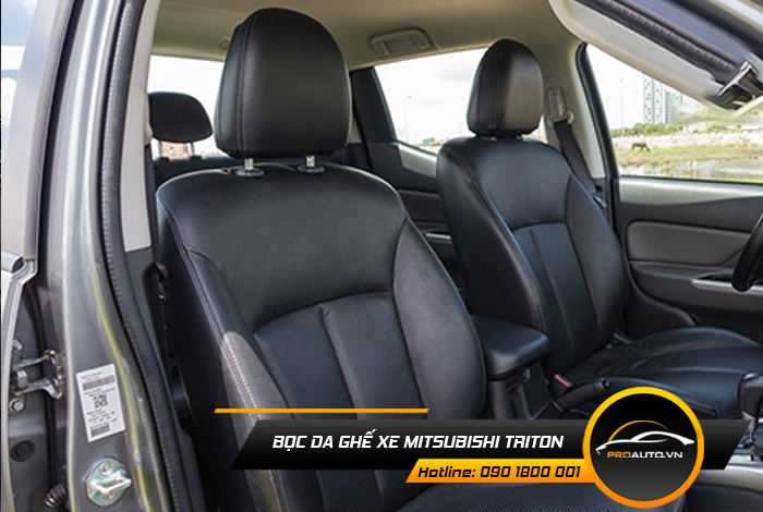 Kinh nghiệm bọc ghế da ô tô Mitsubishi Triton 
