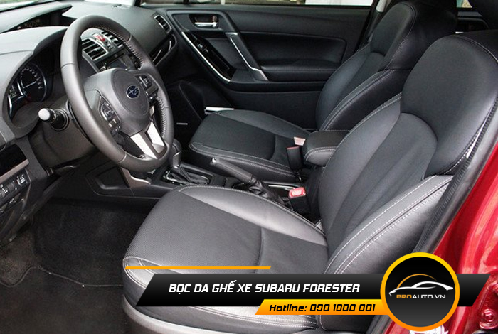 Kinh nghiệm bọc ghế da ô tô Subaru Forester