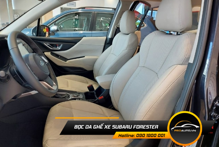 Cách bọc ghế da Subaru Forester
