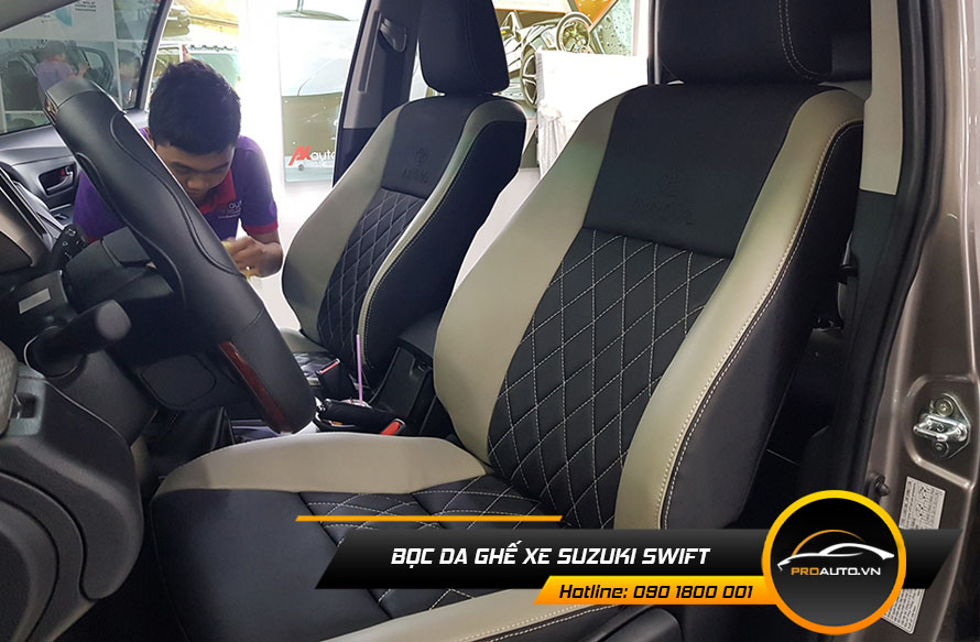 Kinh nghiệm bọc ghế da ô tô Suzuki Swift