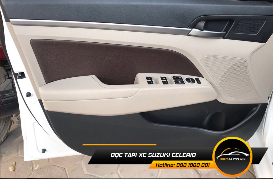 Bọc da tapi cửa Suzuki Celerio