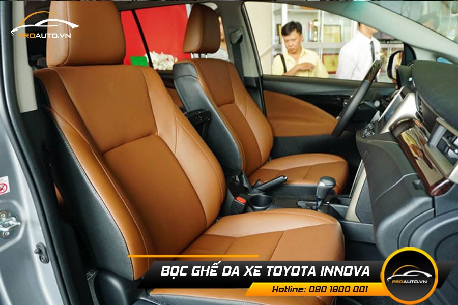 Các loại da bọc ghế ô tô Toyota Innova