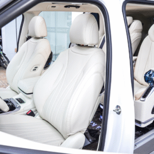 Bọc ghế da Nappa cùng màu trắng ngọc trai