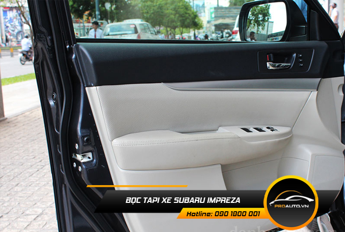 Bọc da tapi cửa Subaru Impreza 